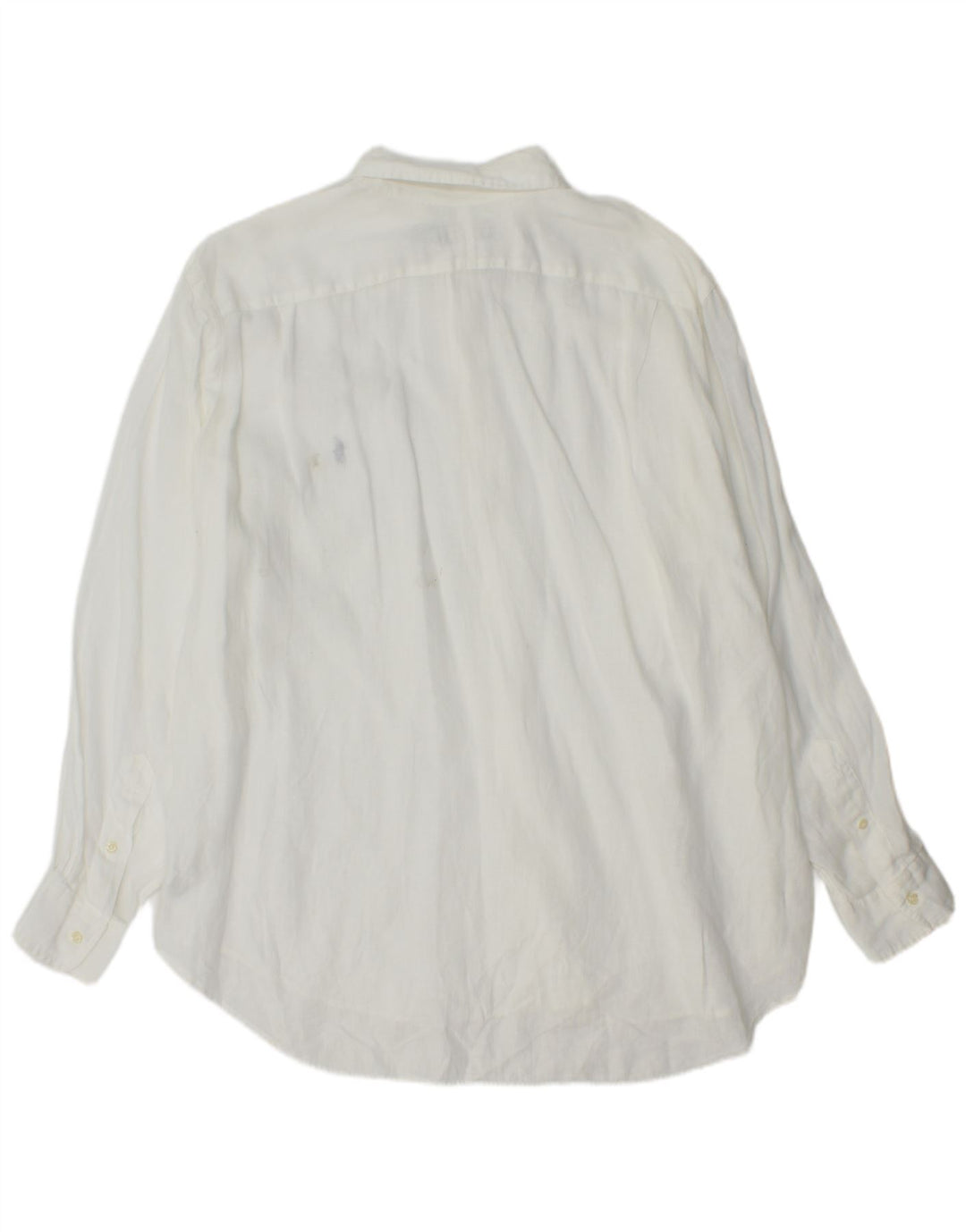 Polo Ralph Lauren Herren Big Shirt XL Weiß Leinen