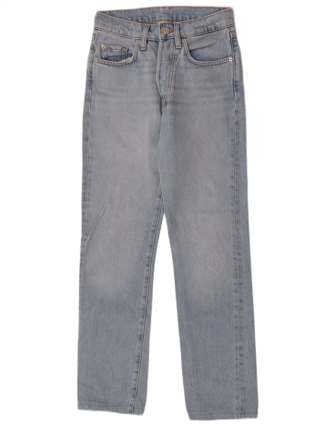 Massimo Dutti Damen Straight Jeans W25 L28 Blau