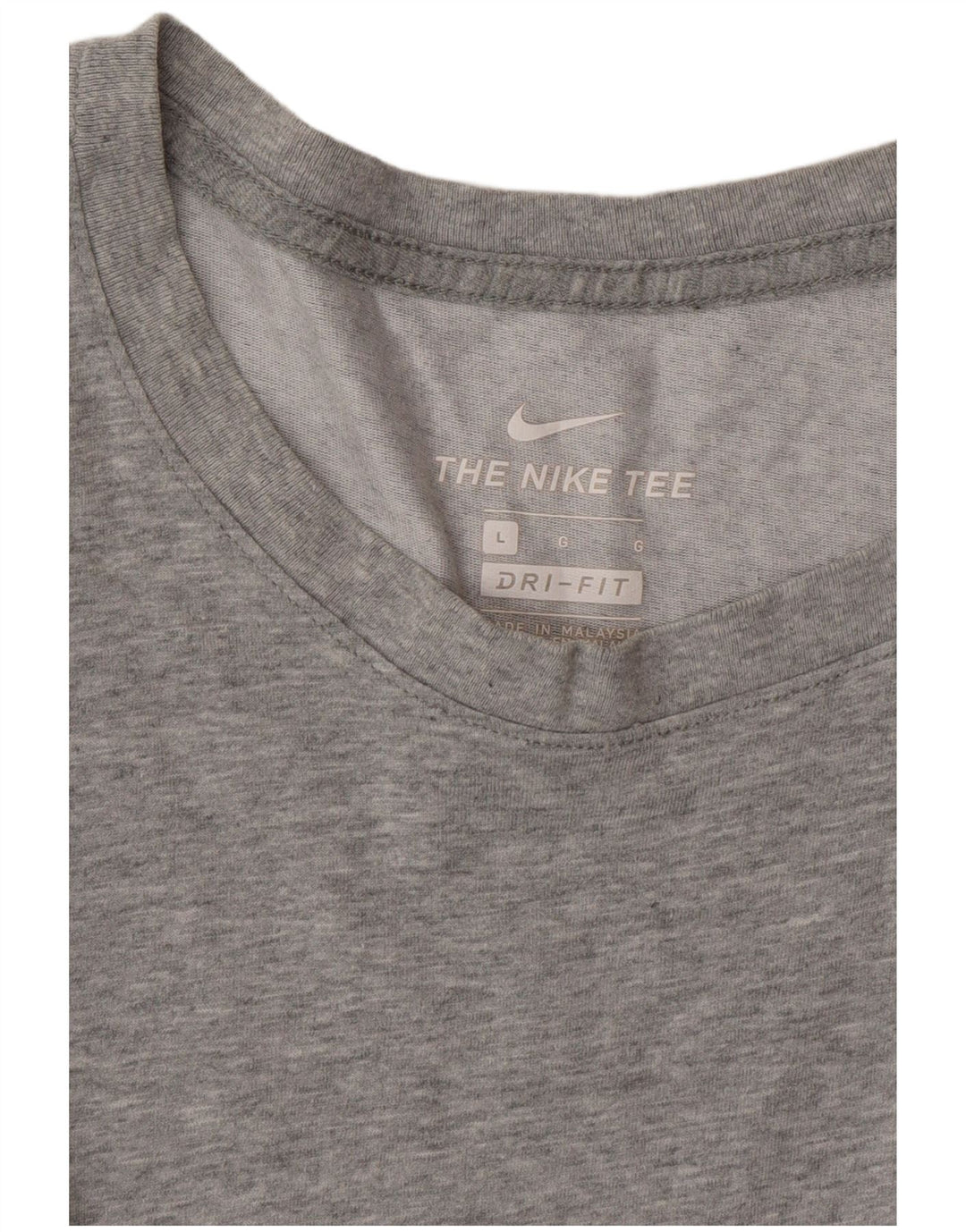 NIKE Herren Dri Fit T-Shirt Top Large Grau