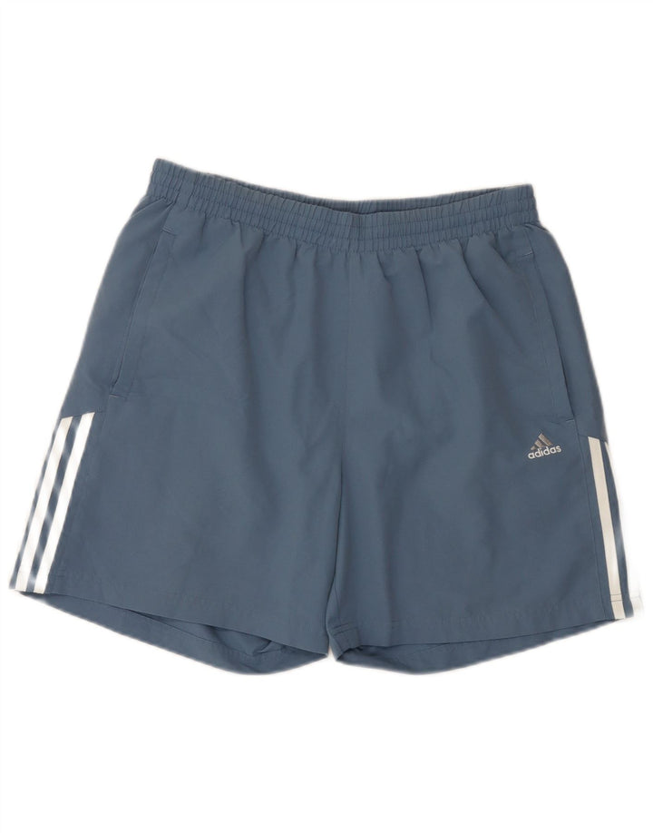Adidas Herren Sportshorts Mittelblaues Polyester