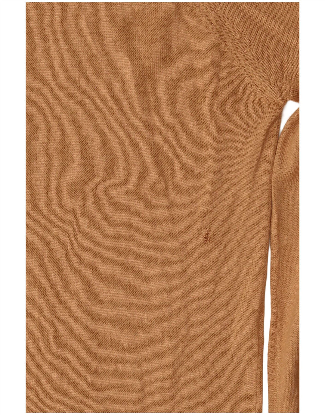 Zara Damen-Pullover mit U-Boot-Ausschnitt, Gr. 14, Mittelbeige