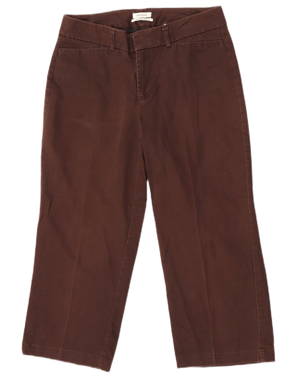 Dockers Damen Mid Rise Curvy Capri-Hose US 6 Medium W30 L22 Braun