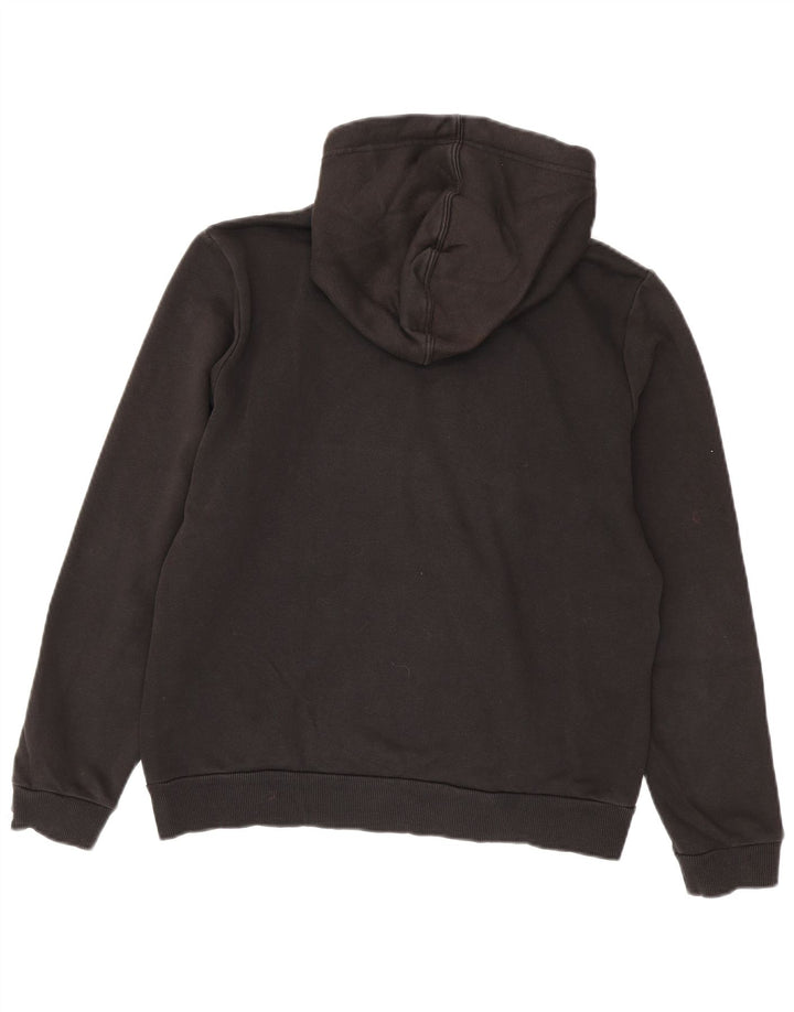 Puma Damen Graphic Hoodie Pullover UK 14 Medium Schwarz