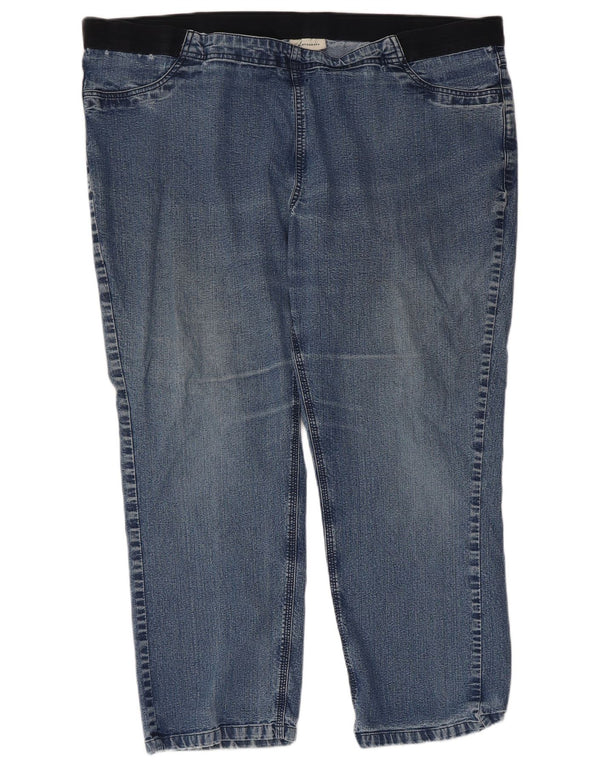 Marks & Spencer Damen Autograph Tapered Loose Jeans UK 22 3XL W44 L27 Blau