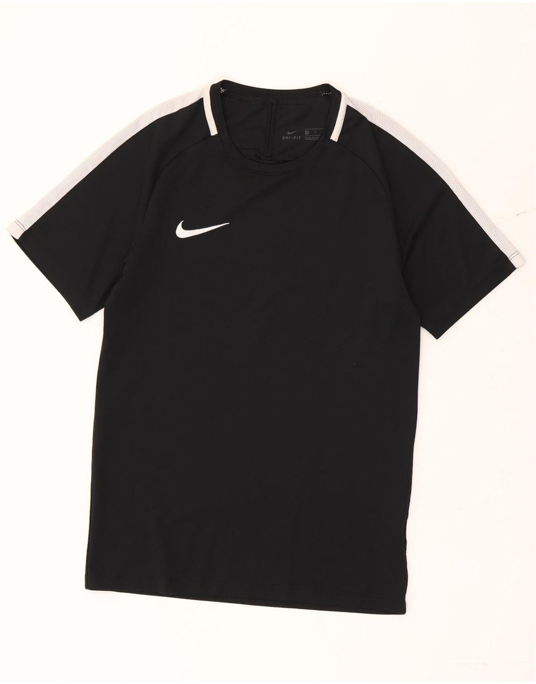 Nike Herren Dri Fit T-Shirt Top Small Schwarz Farbblock