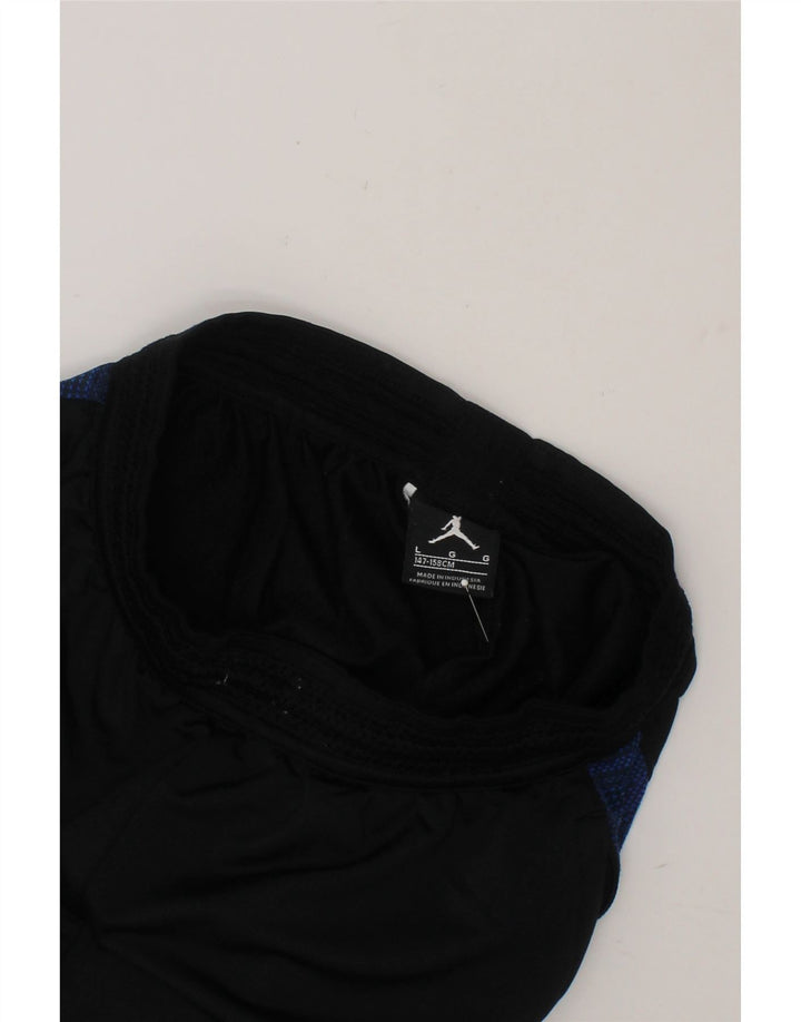 JORDAN Boys Tracksuit Trousers 12-13 Years Large Black Vintage Jordan and Second-Hand Jordan from Messina Hembry 