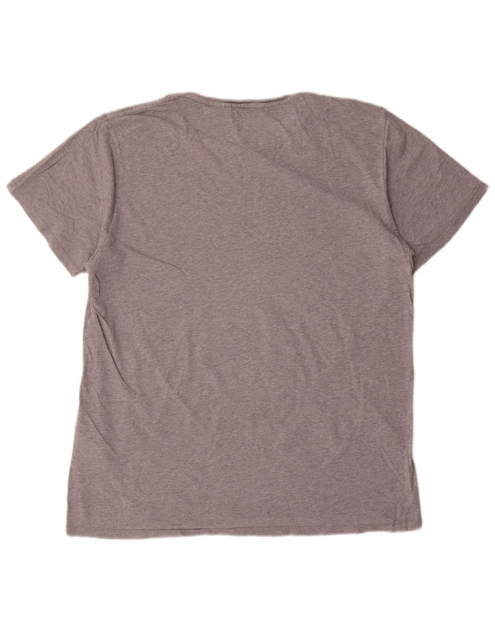 Levi's Herren-T-Shirt mit Grafik, Größe L, aus grauer Baumwolle