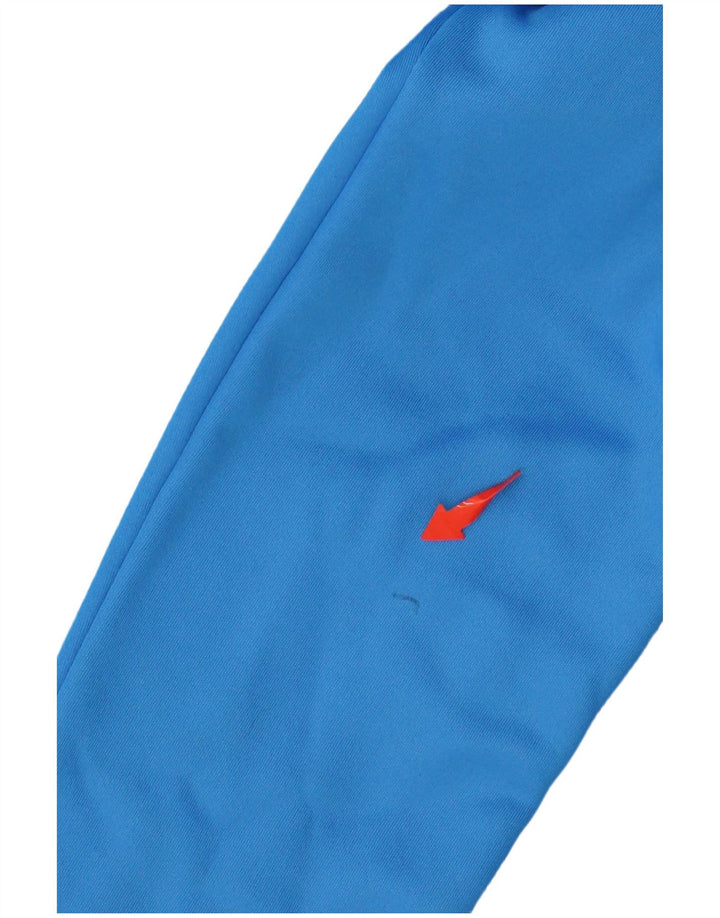 ADIDAS Damen Climawarm Zip Neck Sweatshirt Pullover UK 14 Mittelblau