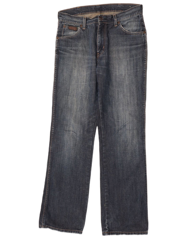 Wrangler Herren Alaska Straight Jeans W31 L32 Blaue Baumwolle