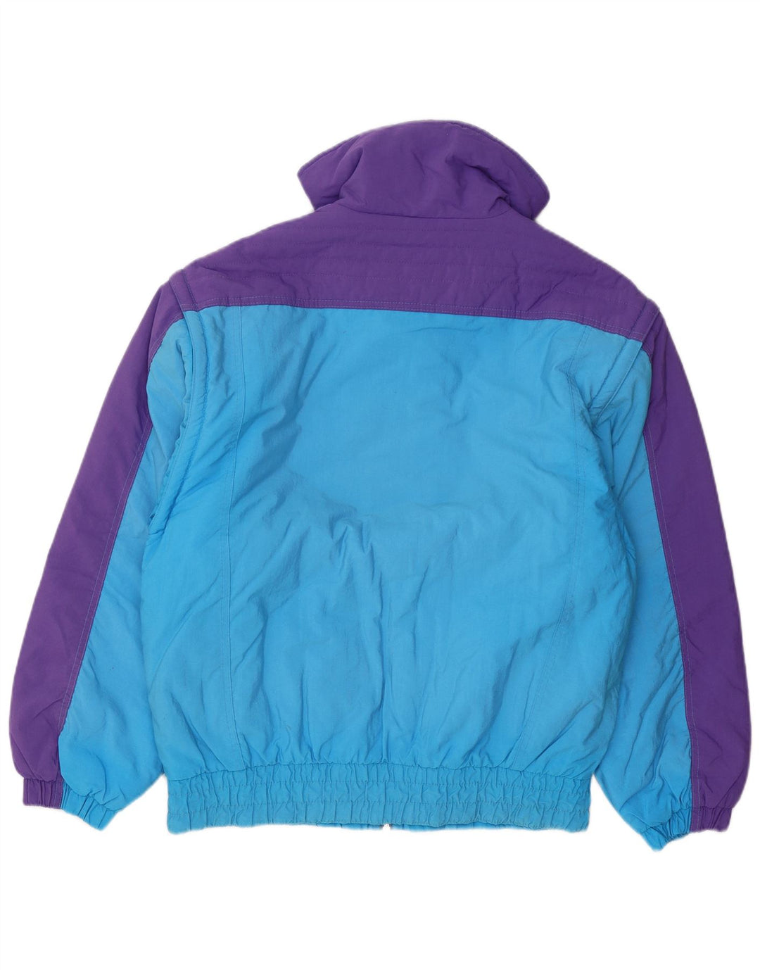 Peralp Herren Wattierte Jacke IT 48 Mittelblaues Colourblock-Polyester