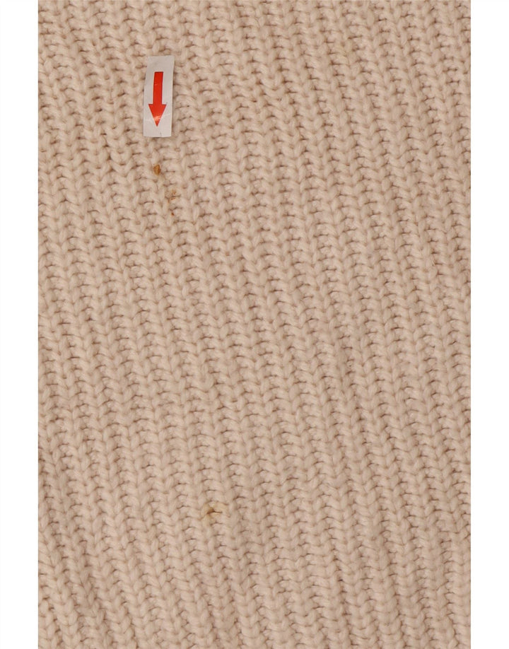 Marks & Spencer Damen-Pullover mit Rundhalsausschnitt, Gr. 14, Mittel, gebrochenes Weiß