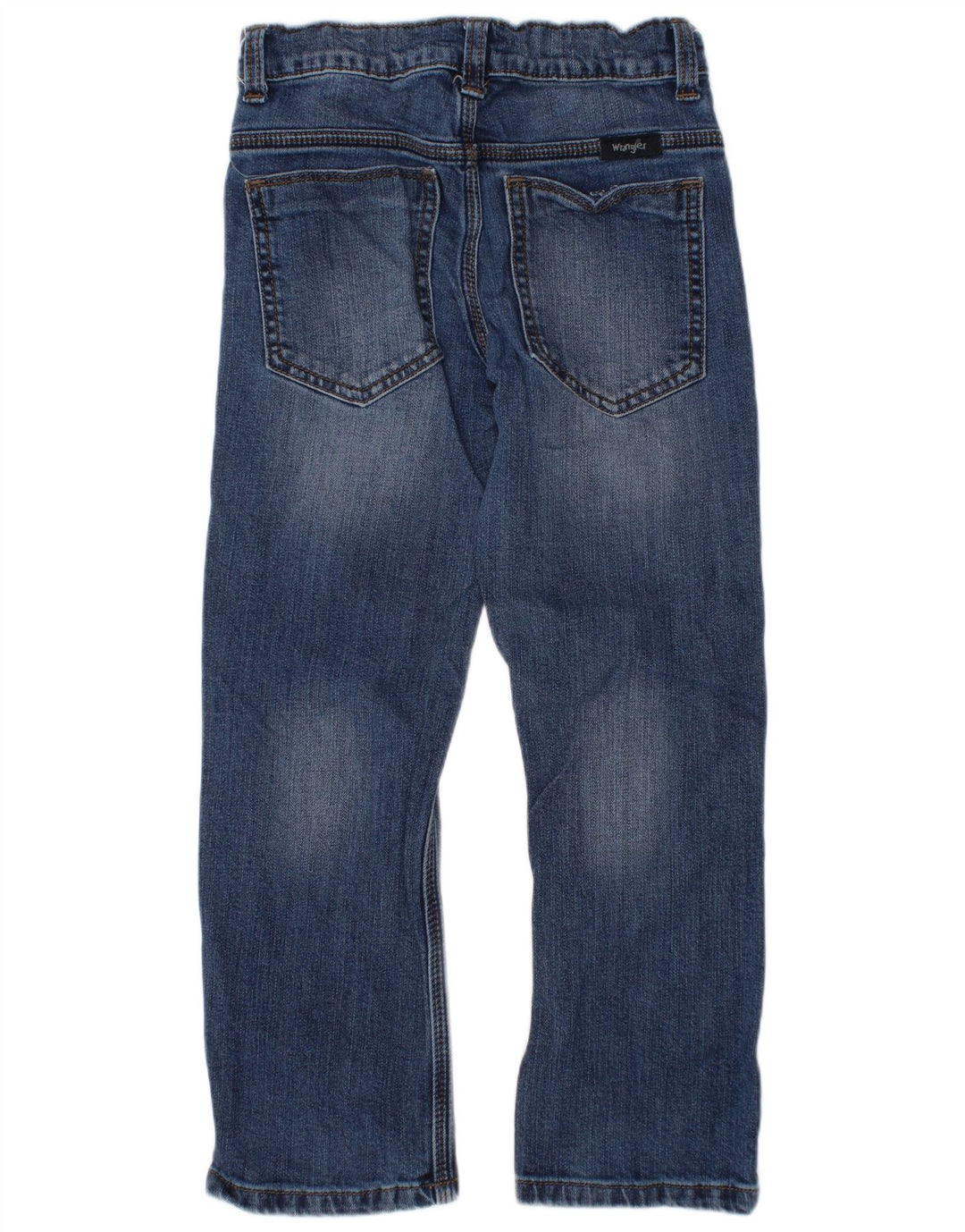 WRANGLER Straight Jeans für Jungen, 5–6 Jahre, W24, L20, blaue Baumwolle