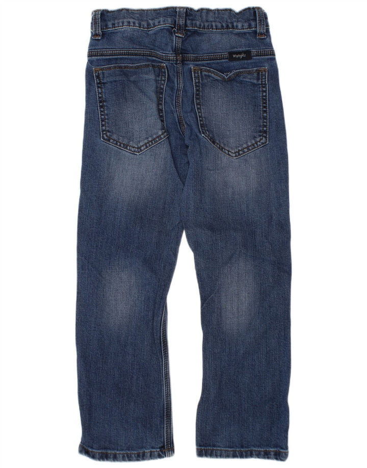 WRANGLER Straight Jeans für Jungen, 5–6 Jahre, W24, L20, blaue Baumwolle