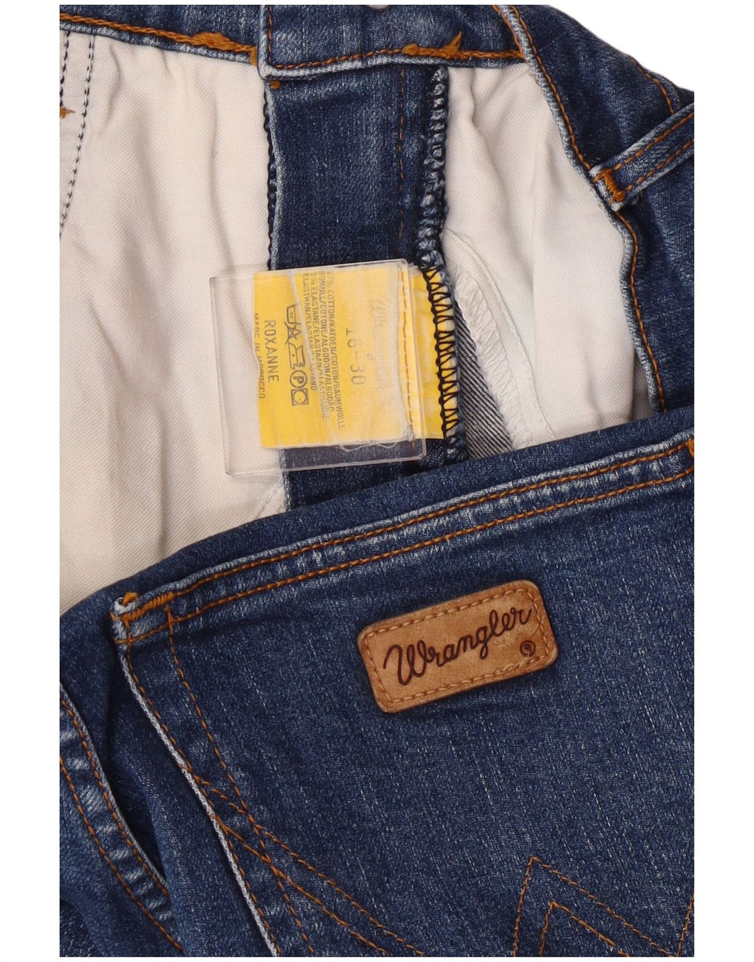 Wrangler Slim-Jeans für Jungen, 15–16 Jahre, W30 L30, blaue Baumwolle
