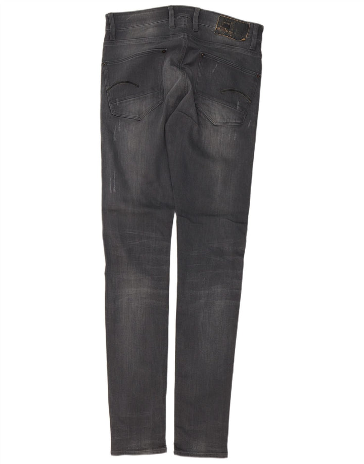 G-Star Herren Revend Distressed Super Slim Jeans W34 L36 Graue Baumwolle