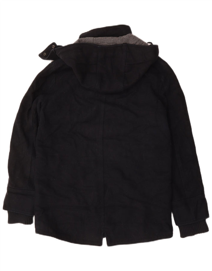 Superdry Herren-Parka mit Kapuze, UK 36, Größe S, marineblaue Wolle