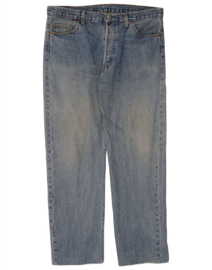 Levi's Herren 501 Straight Jeans W40 L30 Blaue Baumwolle