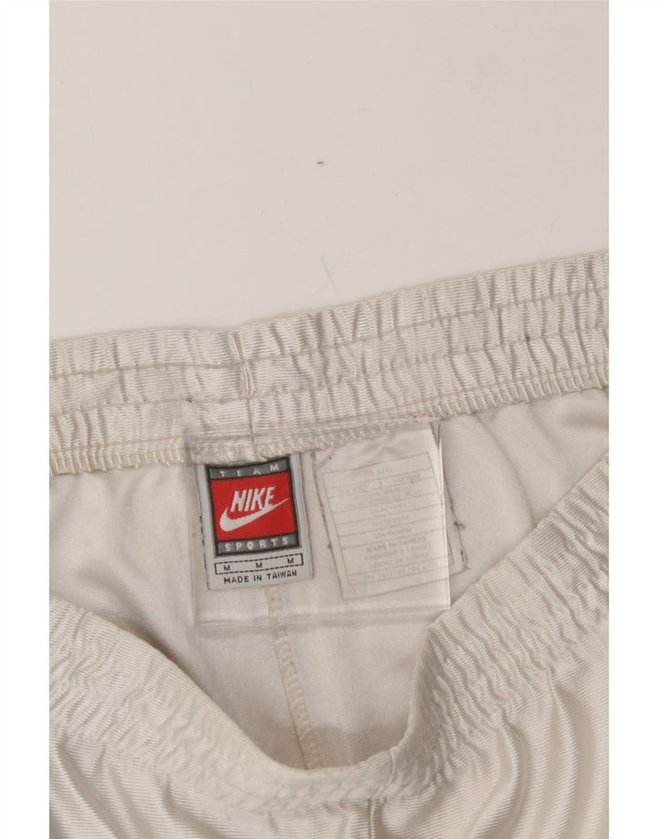 NIKE Mens Sport Shorts Medium  White Polyester Vintage Nike and Second-Hand Nike from Messina Hembry 