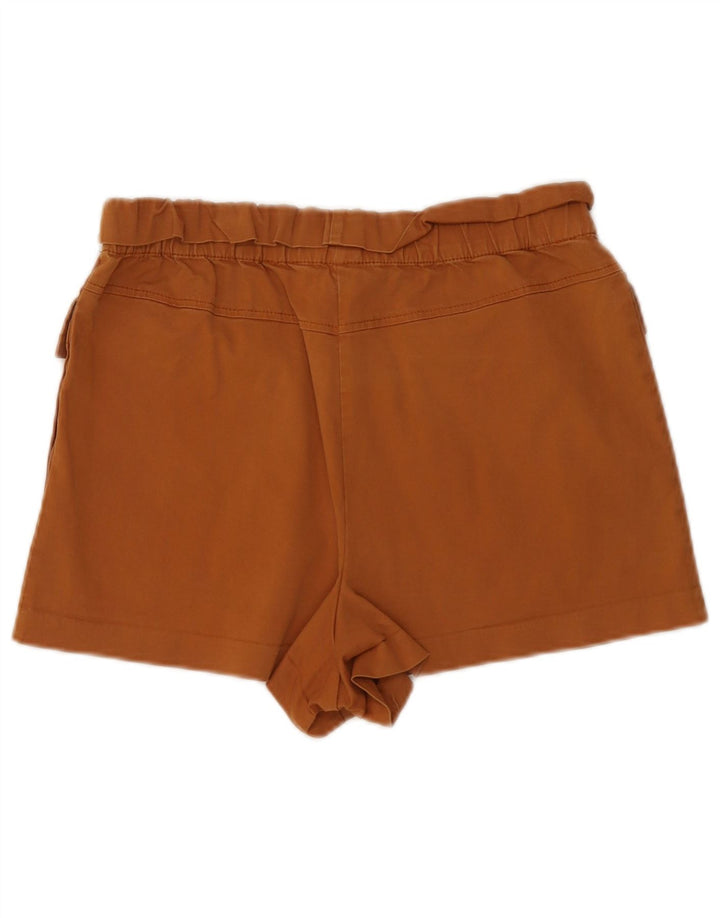 Zara Damen-Hotpants mit hoher Taille, mittelgroß, W28, Braun