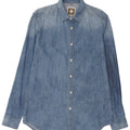 G-Star Herren-Jeanshemd, große blaue Baumwolle