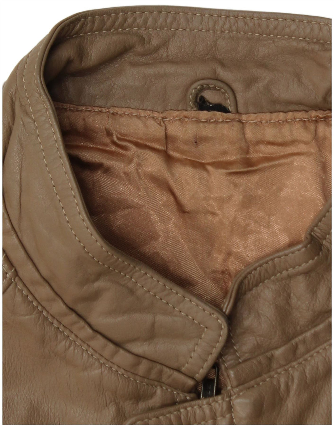 VINTAGE Herren Lederweste UK 40 Large Braun