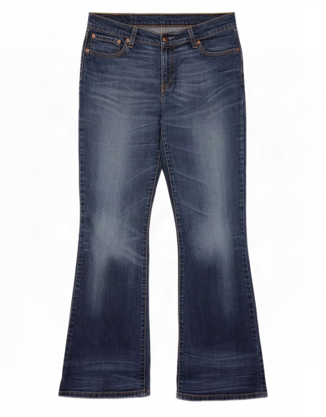 Levi's Herren 529 Curvy Bootcut Jeans W32 L32 Blaue Baumwolle