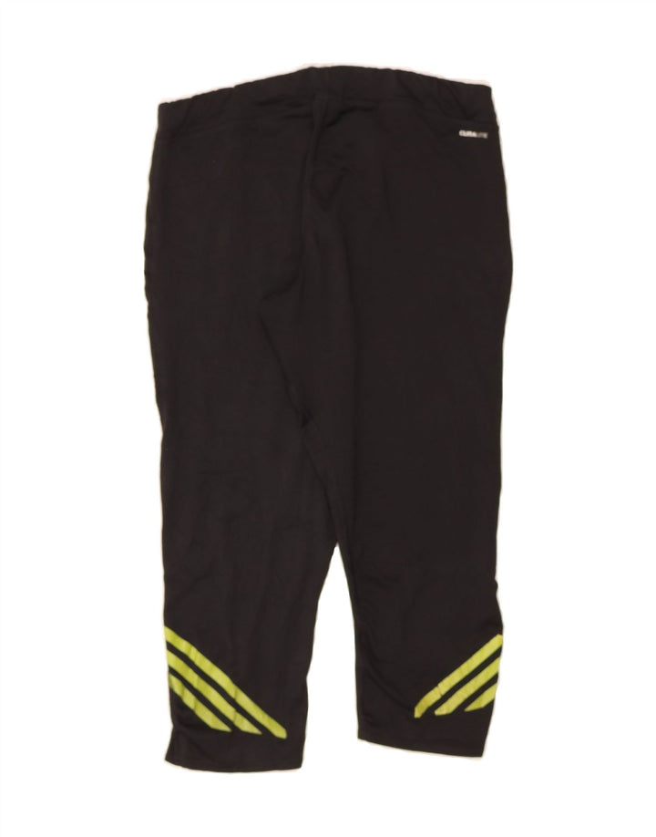 ADIDAS Womens Climalite Tracksuit Trousers UK 16/18 Large Black Polyester Vintage Adidas and Second-Hand Adidas from Messina Hembry 