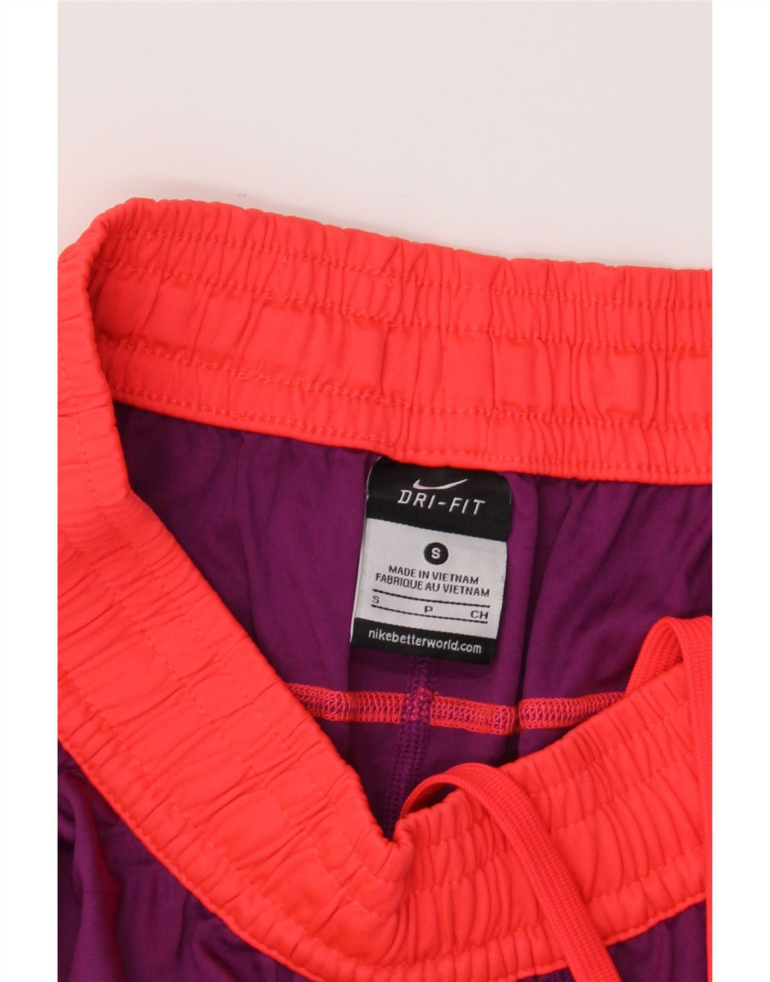 NIKE Womens Dri Fit Sport Shorts UK 10 Small Purple Polyester Vintage Nike and Second-Hand Nike from Messina Hembry 