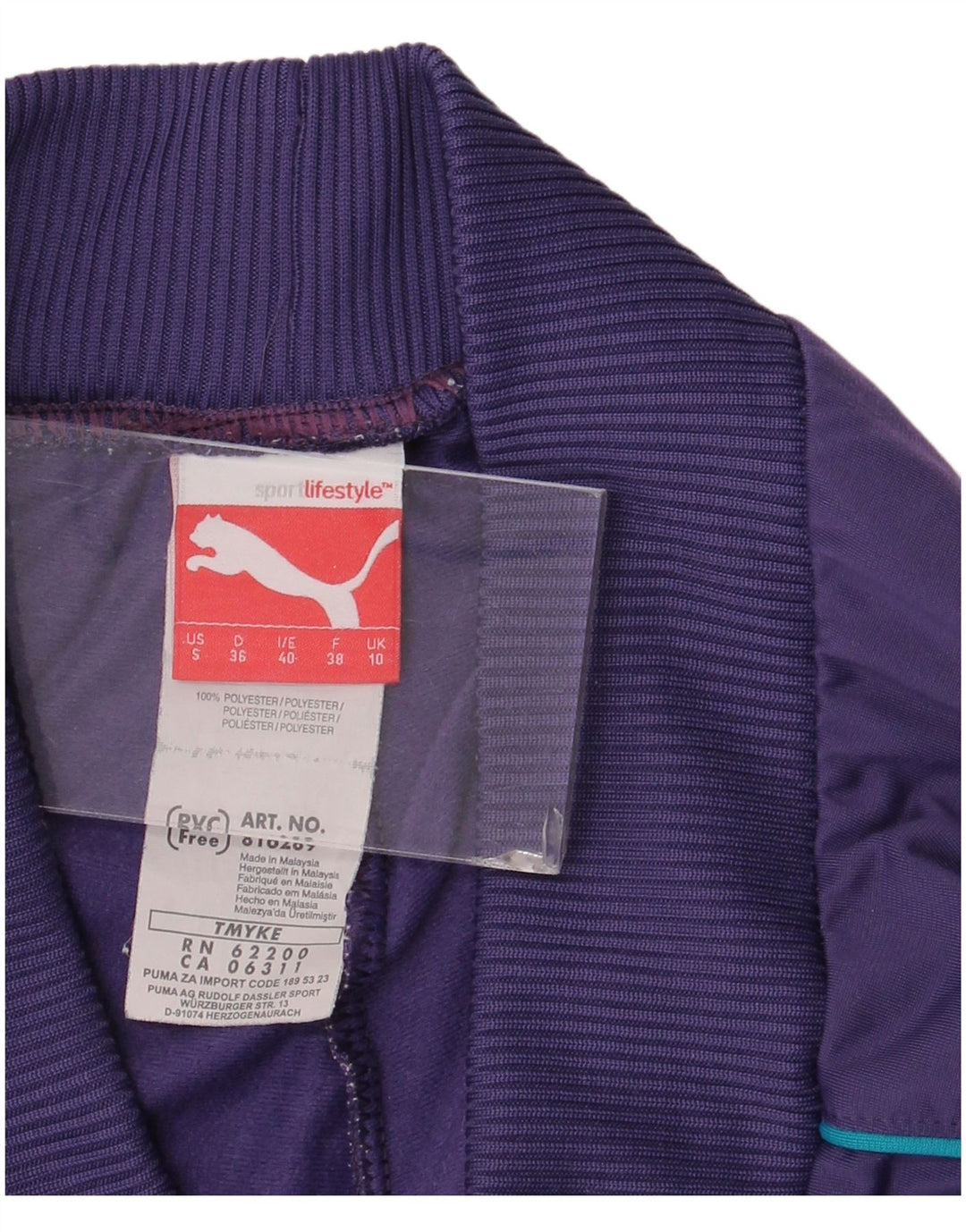 Puma Damen Trainingshose UK 10 Small Lila Polyester