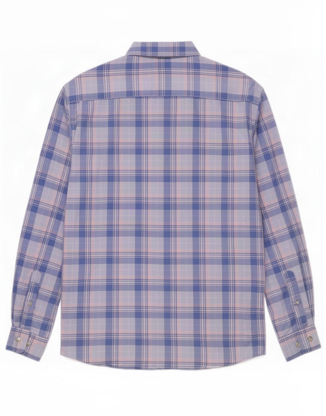 Gant Herren-Hemd mit normaler Passform, groß, blau kariert, Baumwolle