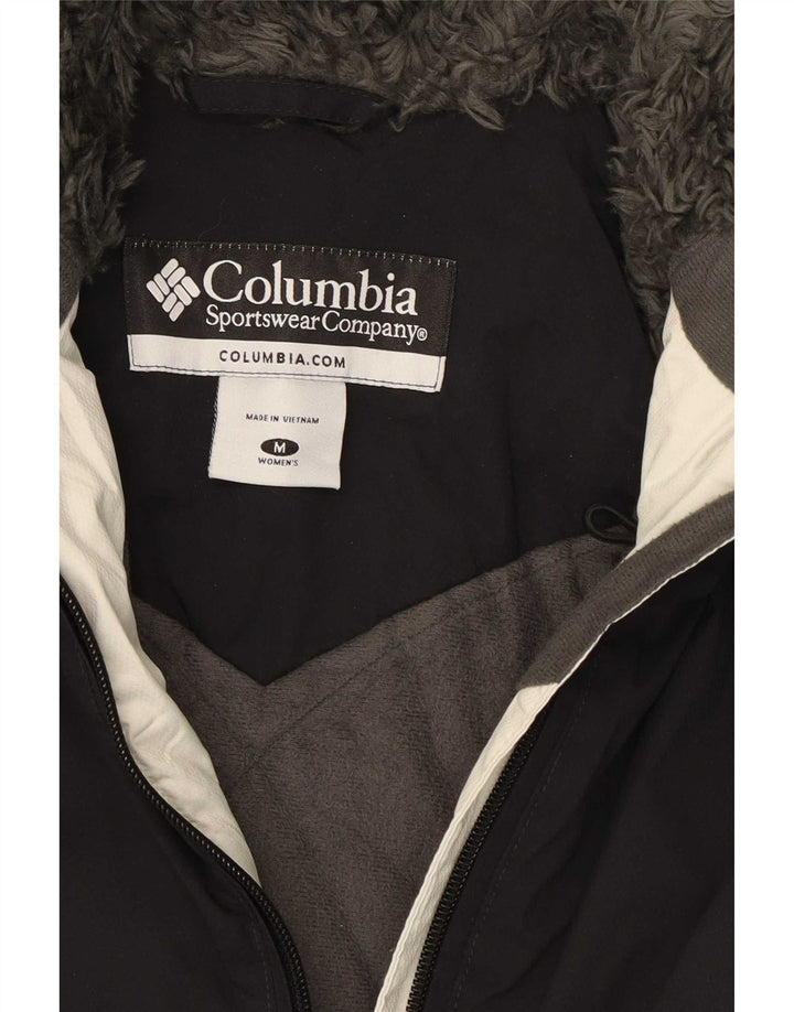 Columbia Damen Skijacke UK 14 Mittelschwarzes Nylon