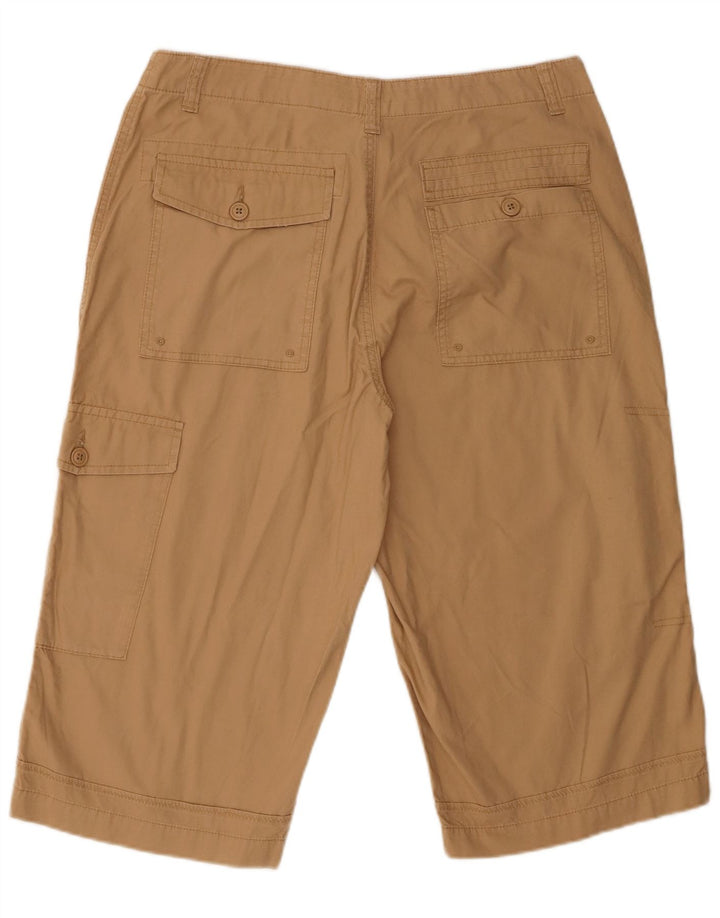 Marks & Spencer Herren Blue Harbor Cargo Bermuda Shorts W34 Large Beige