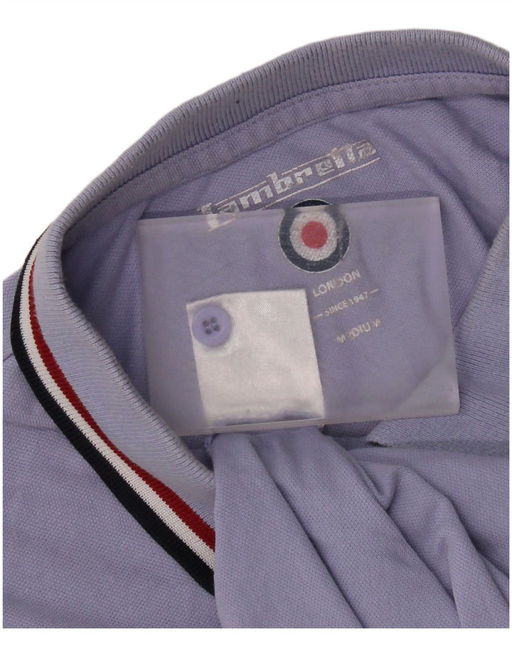 Lambretta Herren-Poloshirt aus mittelblauer Baumwolle