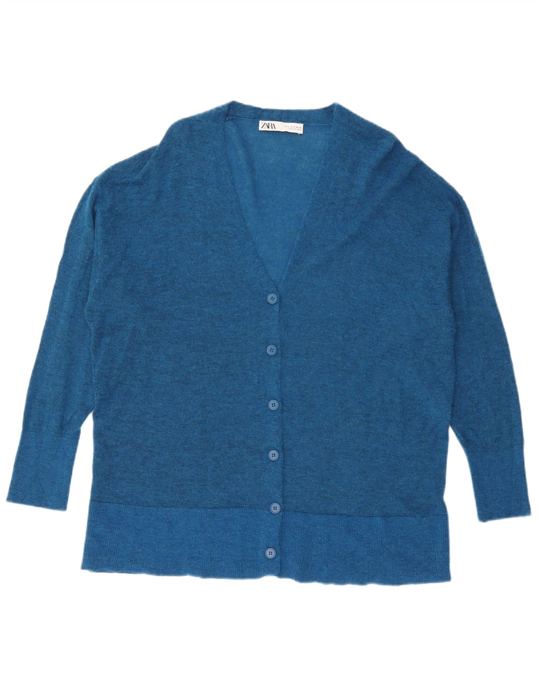 Zara Damen-Strickjacke in Übergröße, Gr. 10, klein, Blau