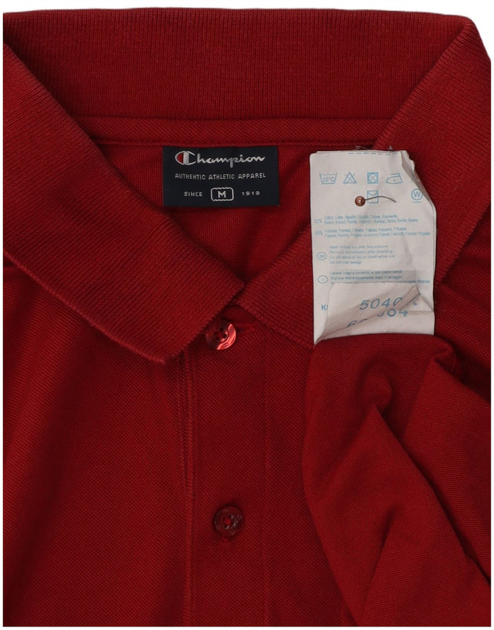 Champion Herren-Poloshirt aus mittelroter Baumwolle
