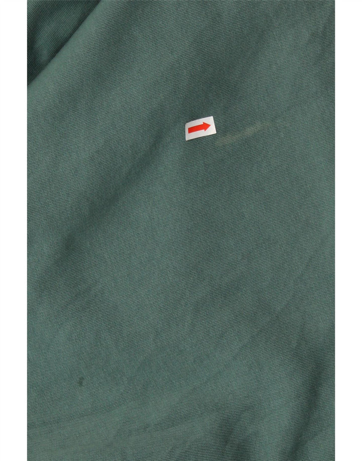 ZARA Damen Crop Sweatshirt Pullover UK 14 Mittelgrün