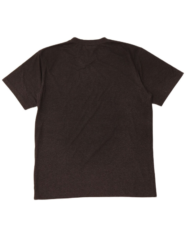 FILA Herren Grafik T-Shirt Top 2XL Grau Baumwolle