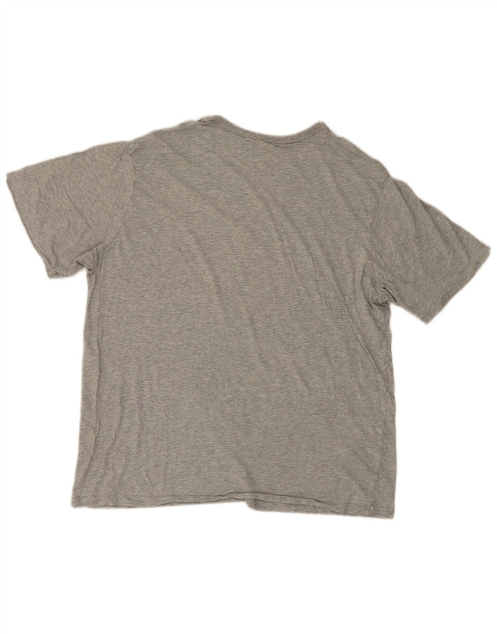 Champion Herren Grafik T-Shirt Top 2XL Grau Baumwolle