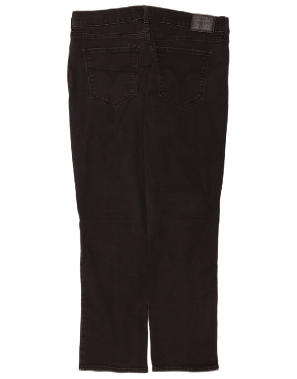 Levi's Damen Classic Straight Jeans US 14 XL W32 L28 Schwarz