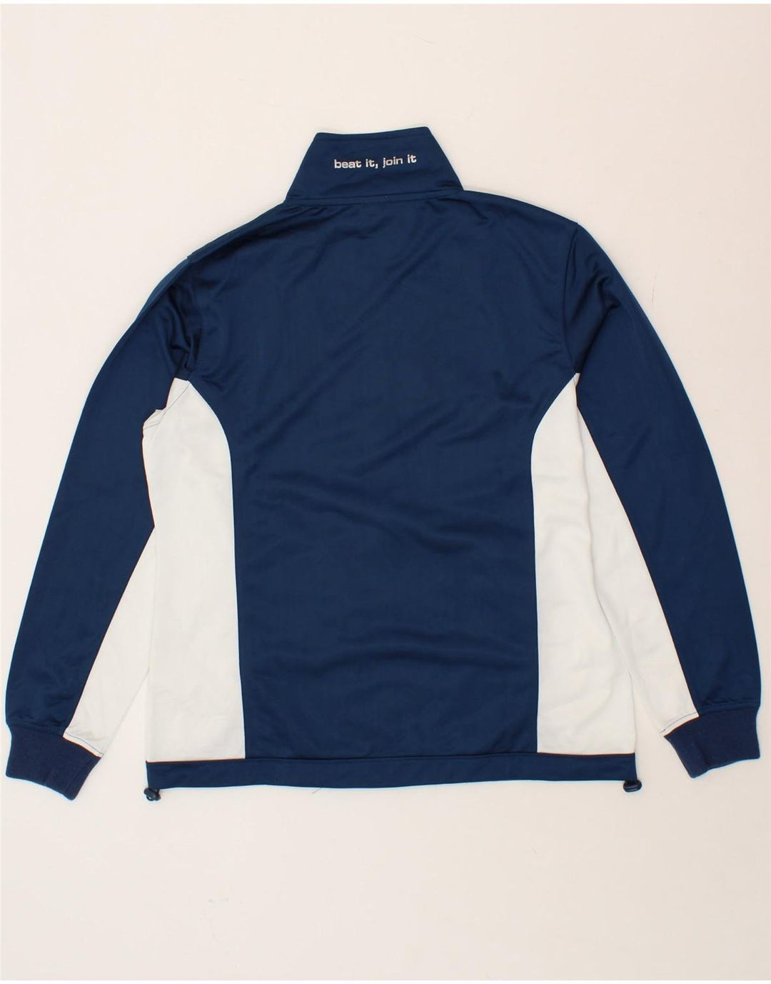 ASICS Womens Tracksuit Top Jacket UK 18 XL Blue Colourblock Polyester Vintage Asics and Second-Hand Asics from Messina Hembry 