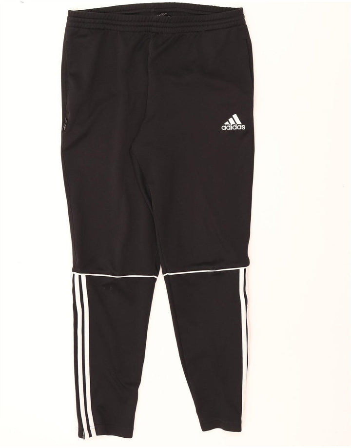 ADIDAS Mens Climalite Tracksuit Trousers Medium  Black Polyester Vintage Adidas and Second-Hand Adidas from Messina Hembry 