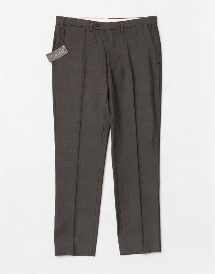 Marks & Spencer Herren-Anzughose mit maßgeschneiderter Passform, gerade, W36, L33, Grau