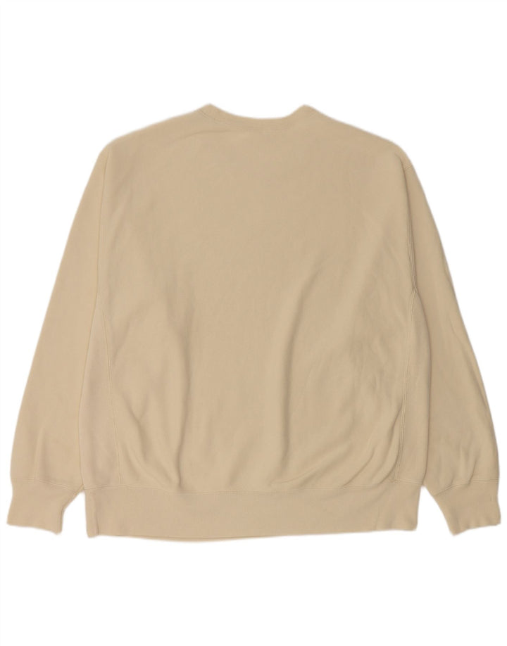 Champion Herren Sweatshirt Pullover XL Beige Baumwolle