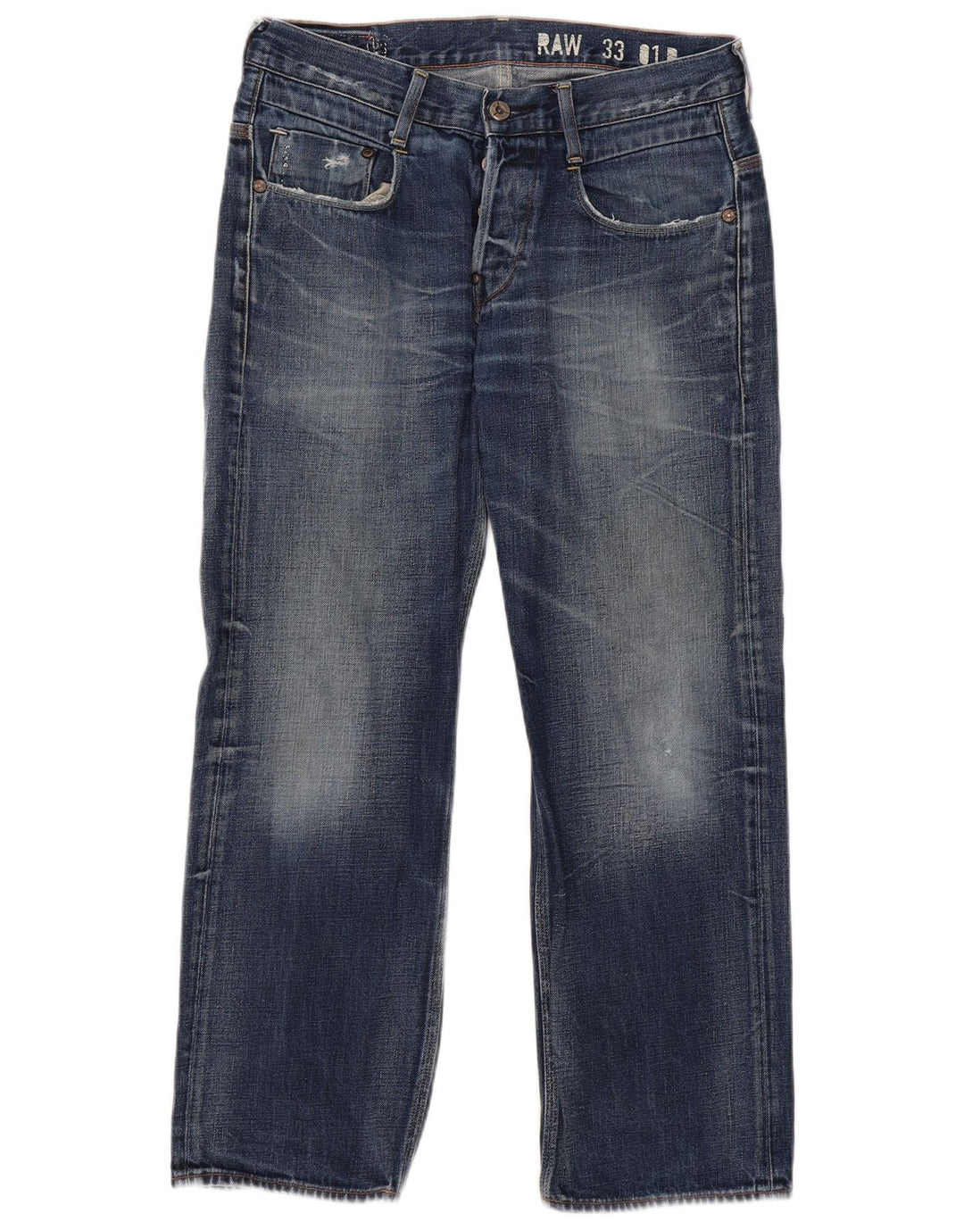 G-STAR Herren Straight Jeans W32 L28 Blau