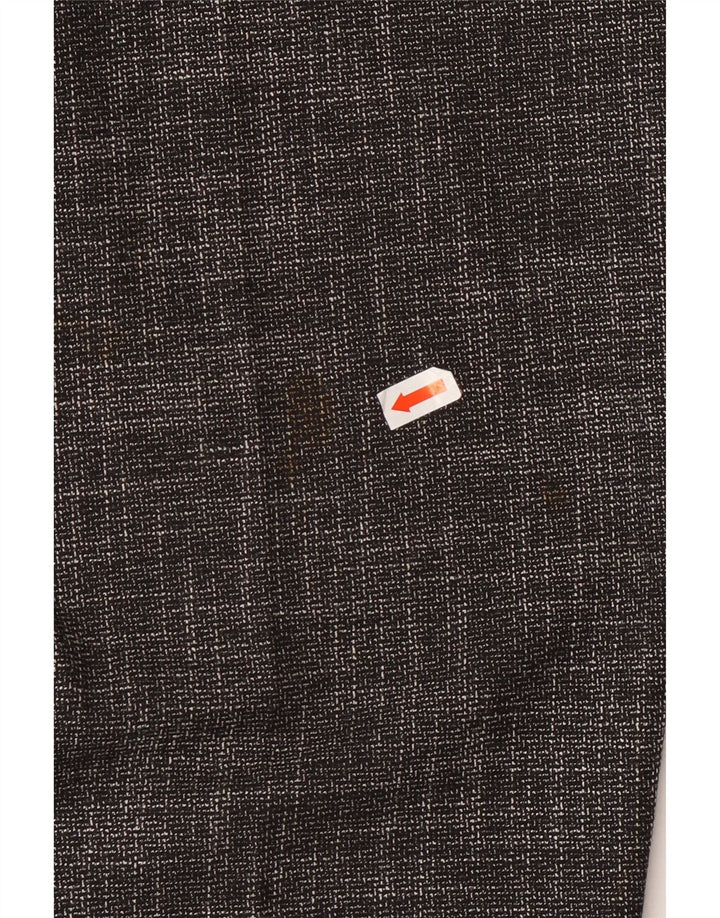 MONSOON Damen Kurze Freizeithose UK 10 Small W27 L28 Grau meliert