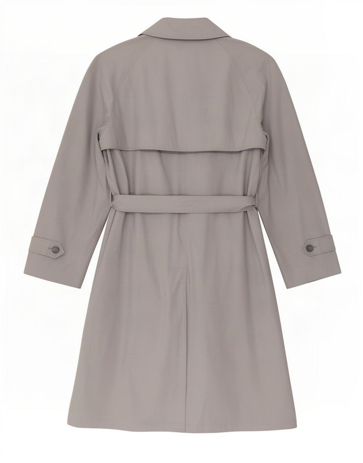 Tragen Sie den Herren-Trenchcoat IT 52 XL aus grauem Polyester