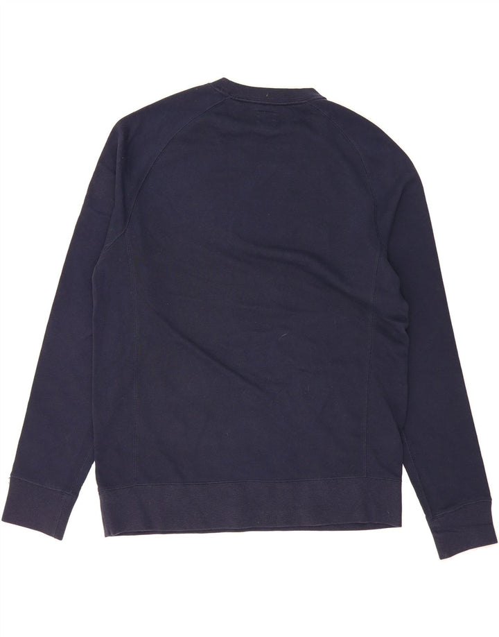 CHAMPION Mens Graphic Sweatshirt Jumper Medium Navy Blue Cotton Vintage Champion and Second-Hand Champion from Messina Hembry 