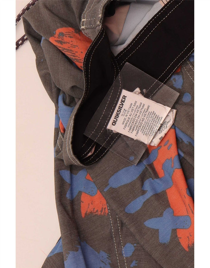 Quiksilver Herren-Badeshorts aus mittelgrauem Polyester
