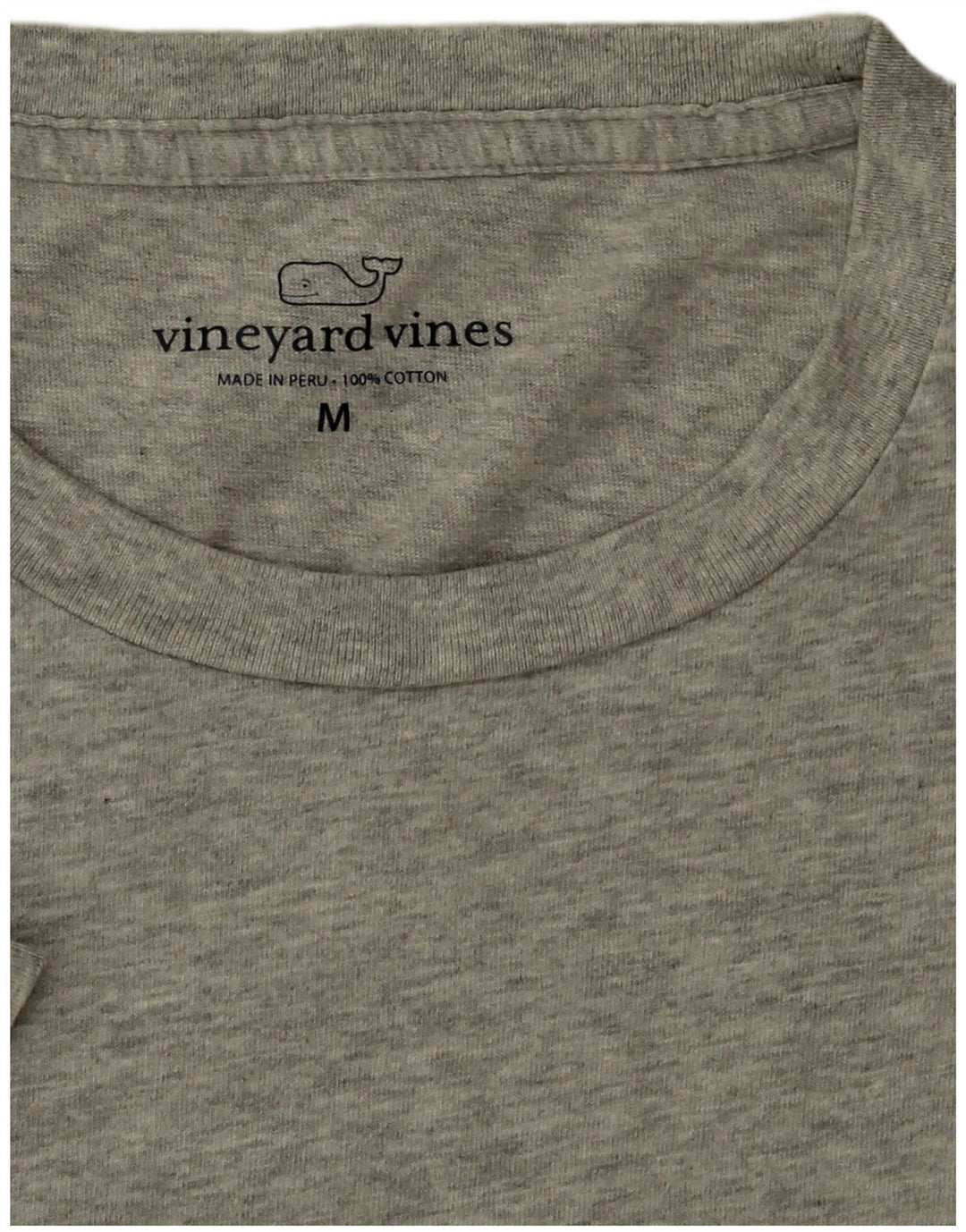Vineyard Vines Herren-T-Shirt mit Grafik, mittelgraue Baumwolle