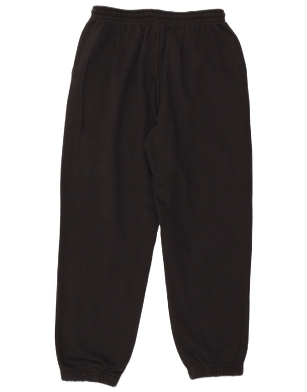 Reebok Damen Trainingshose Jogger UK 12/14 Medium Schwarz Baumwolle